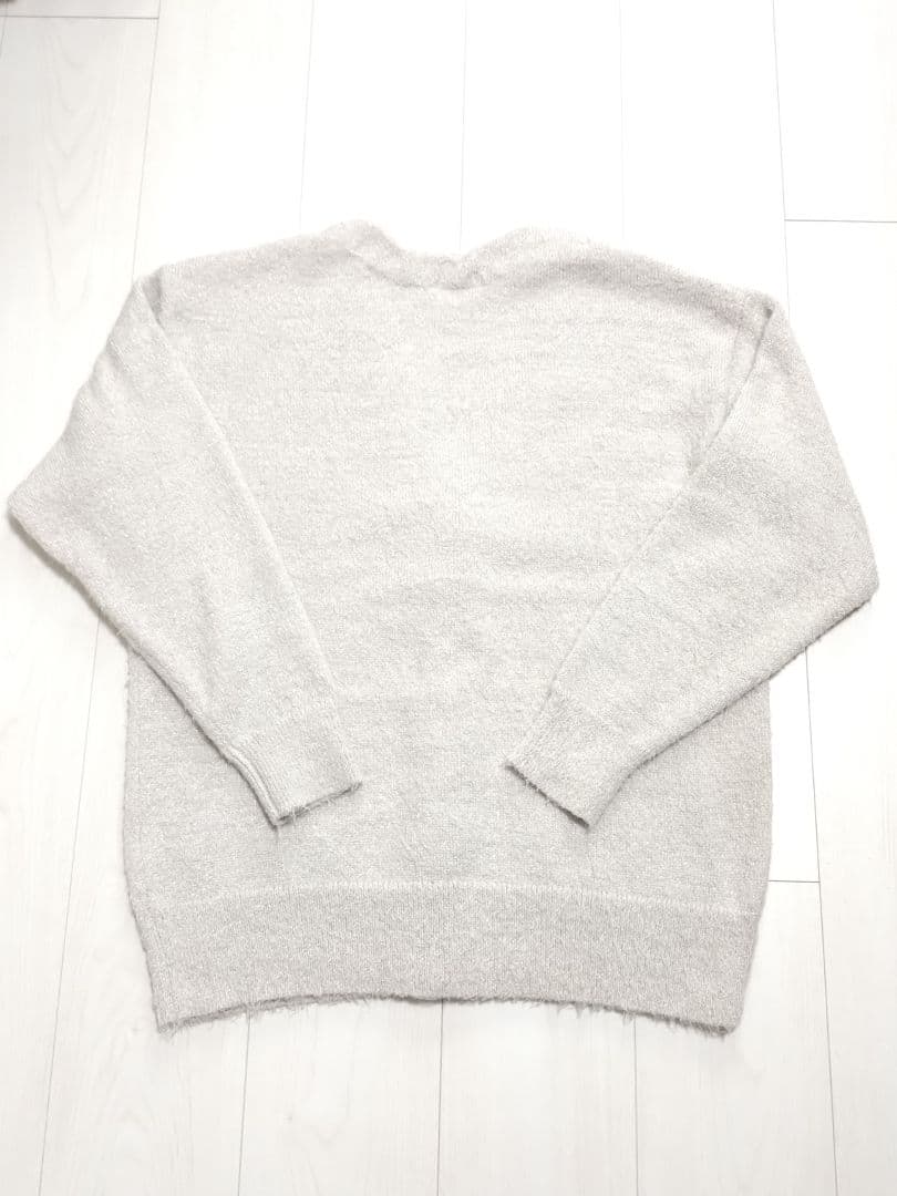 SNIDELスナイデル×LACOSTEラコステコラボ限定ラメニットカーディガン