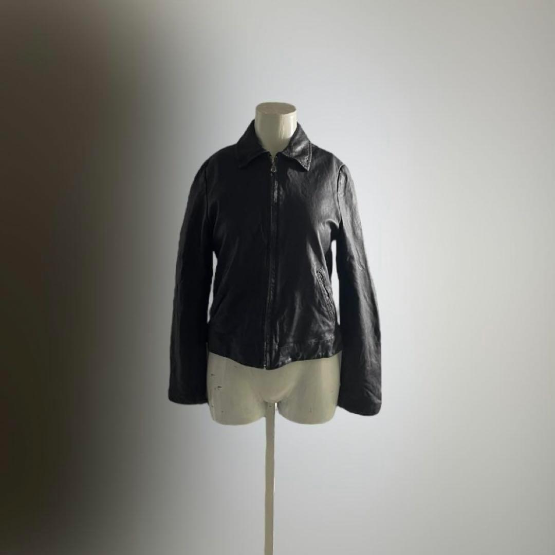 USA ヴィンテージ レザージャケット アメリカ ライダース ブルゾン ラム