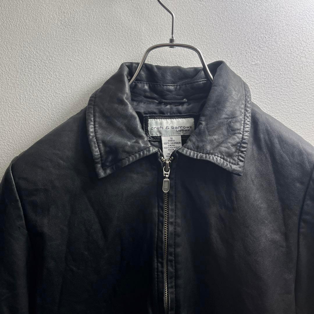 USA ヴィンテージ レザージャケット アメリカ ライダース ブルゾン ラム