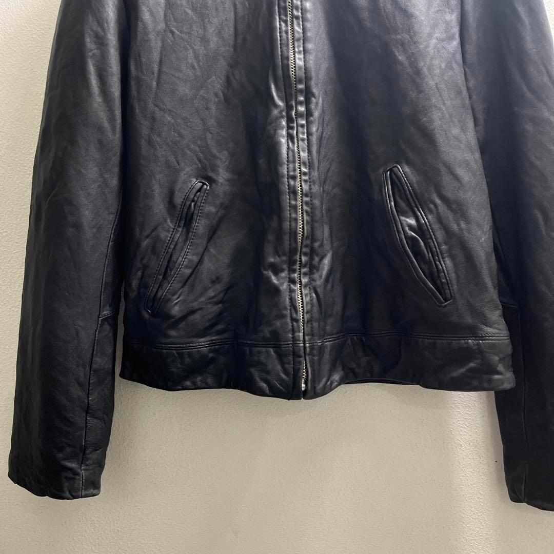 USA ヴィンテージ レザージャケット アメリカ ライダース ブルゾン ラム