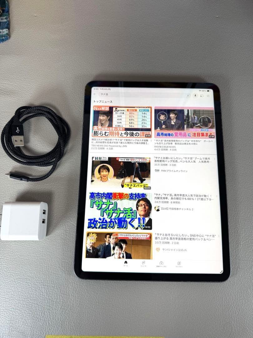 iPad Pro11 256GB 大容量　最新iOS26済 バッテリー容量81%