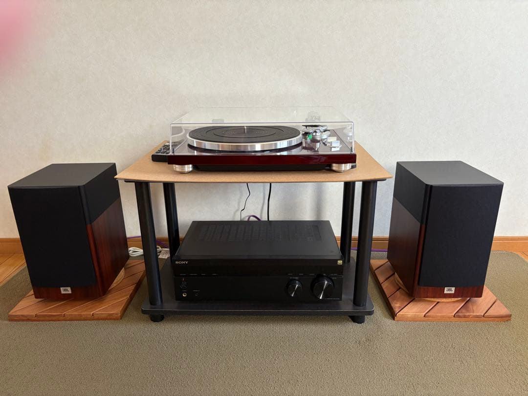 TEACターンテーブル・SONYアンプ・JBLスピーカーセット