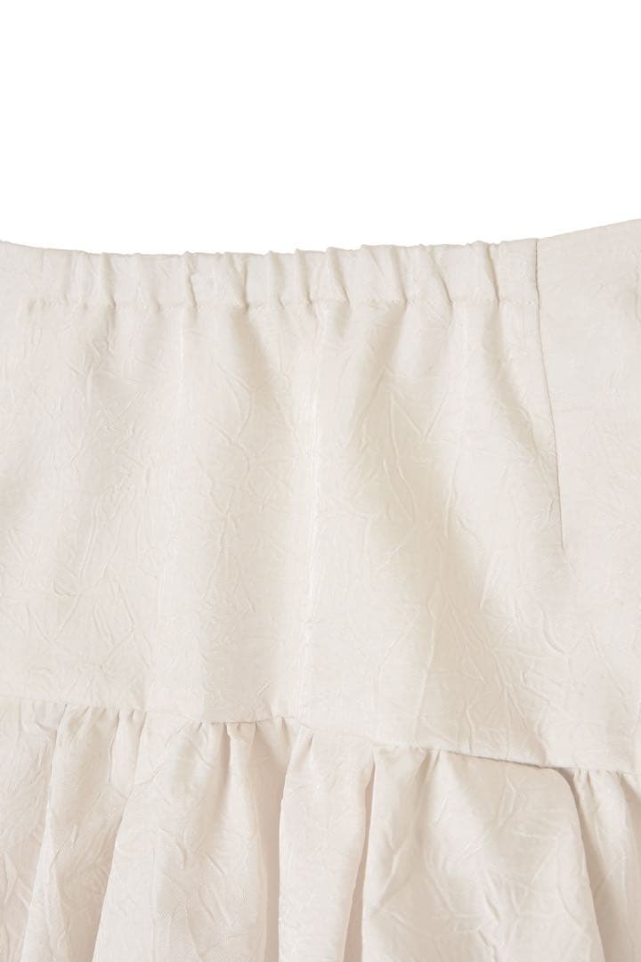 スカート Herlipto Bubble Mini Skirt ecru S Size