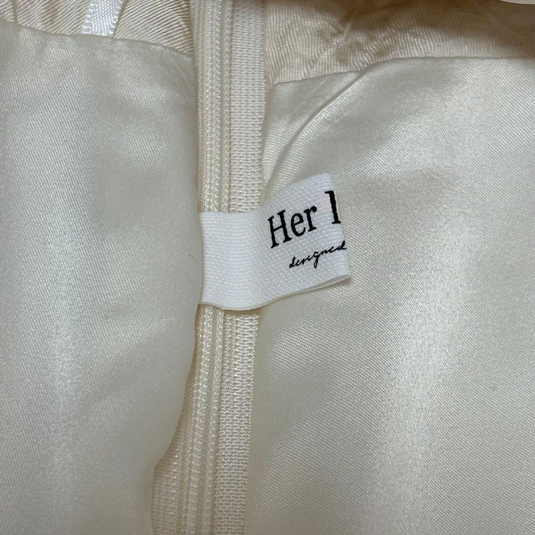 スカート Herlipto Bubble Mini Skirt ecru S Size