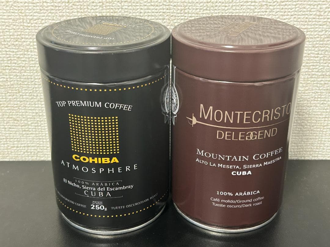 [新品未開封] キューバコーヒー COHIBA/モンテクリストセット 希少