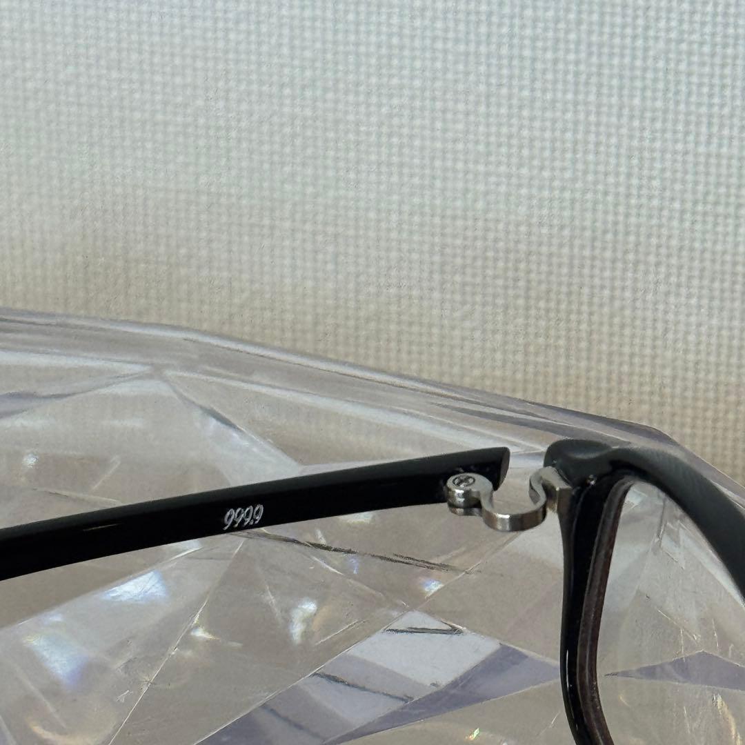 999.9 度ありメガネ ブルーライトカット有り ケース・クリーナー付き