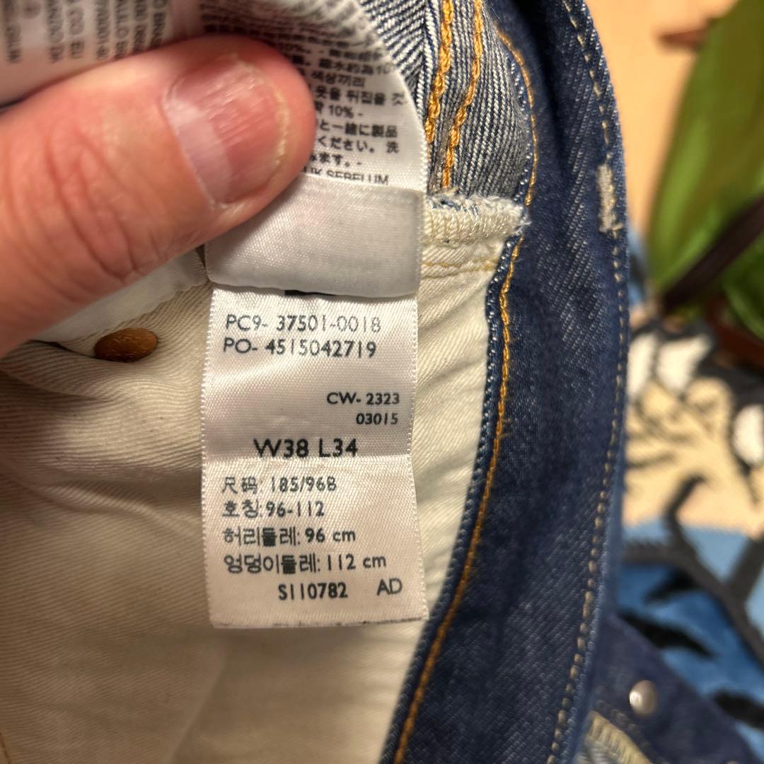 Levi's LVC 501XX モデル37501 W38