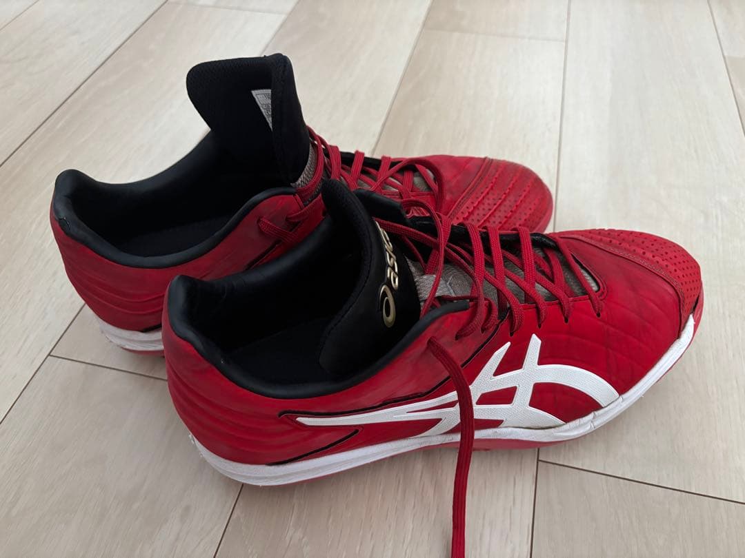 asics 赤 スパイクシューズ 大谷翔平モデル