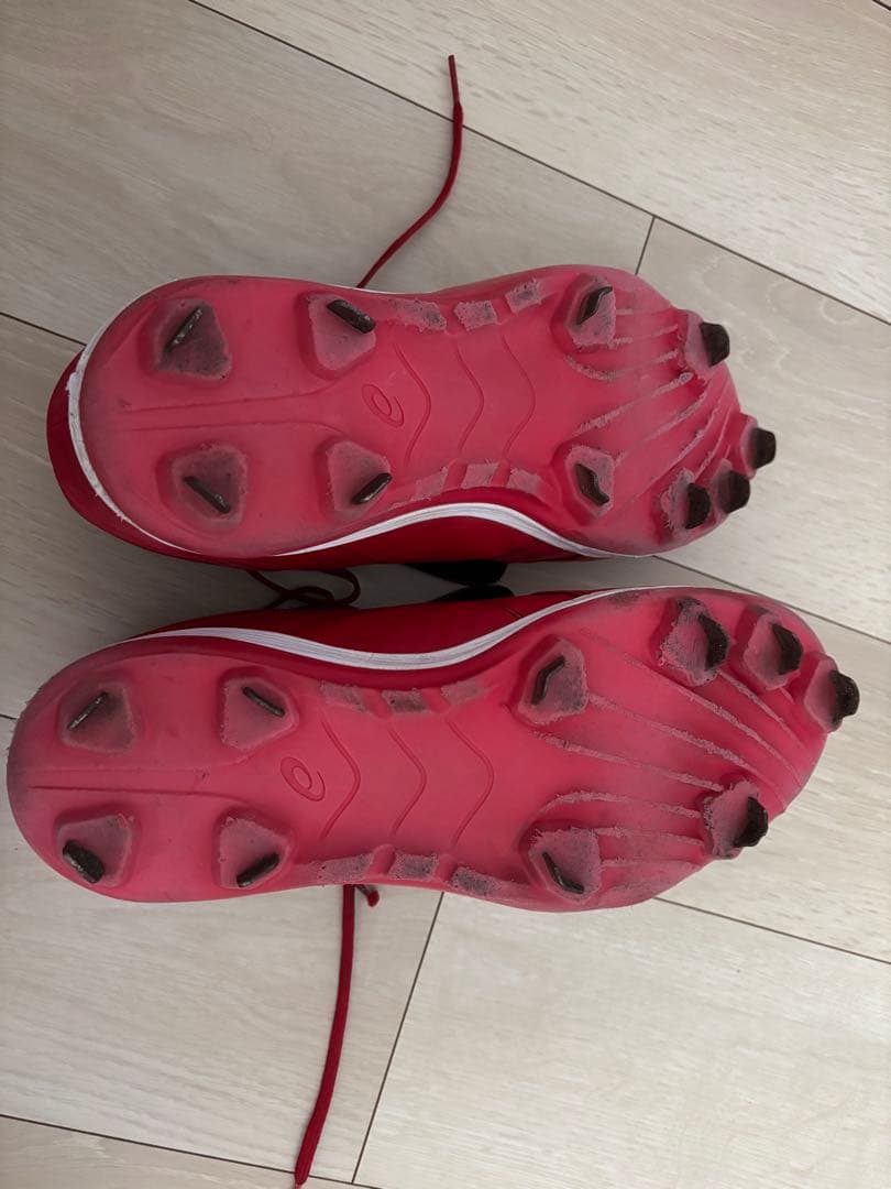 asics 赤 スパイクシューズ 大谷翔平モデル