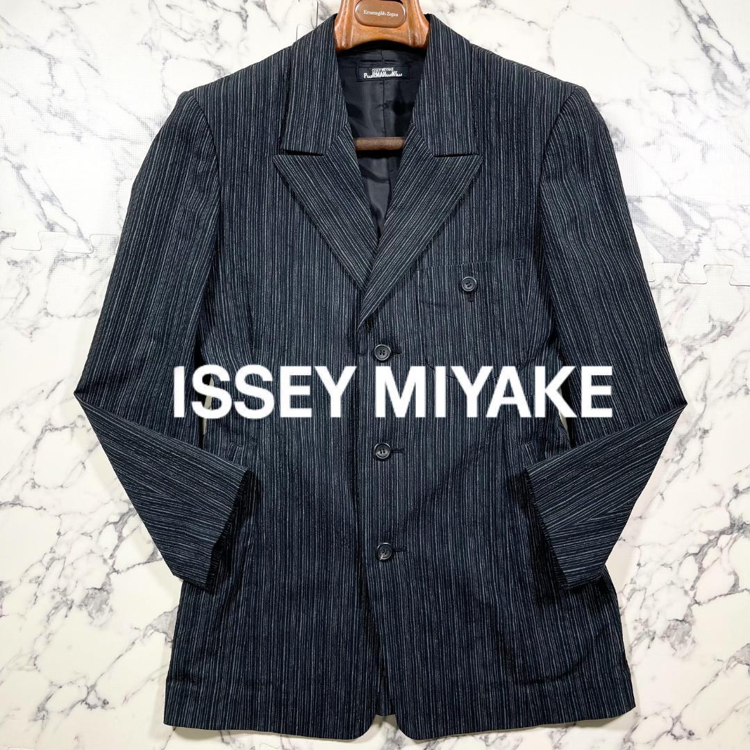 ✨極美品/96年製✨ISSEY MIYAKE プリーツ ジャケット ブラック M