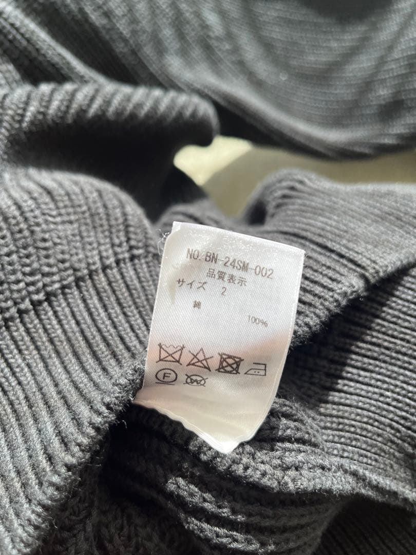 BATONER シグネチャードライバーズニット　24ss