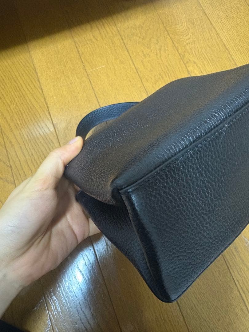 Tory Burch ブラックレザーハンドバッグ