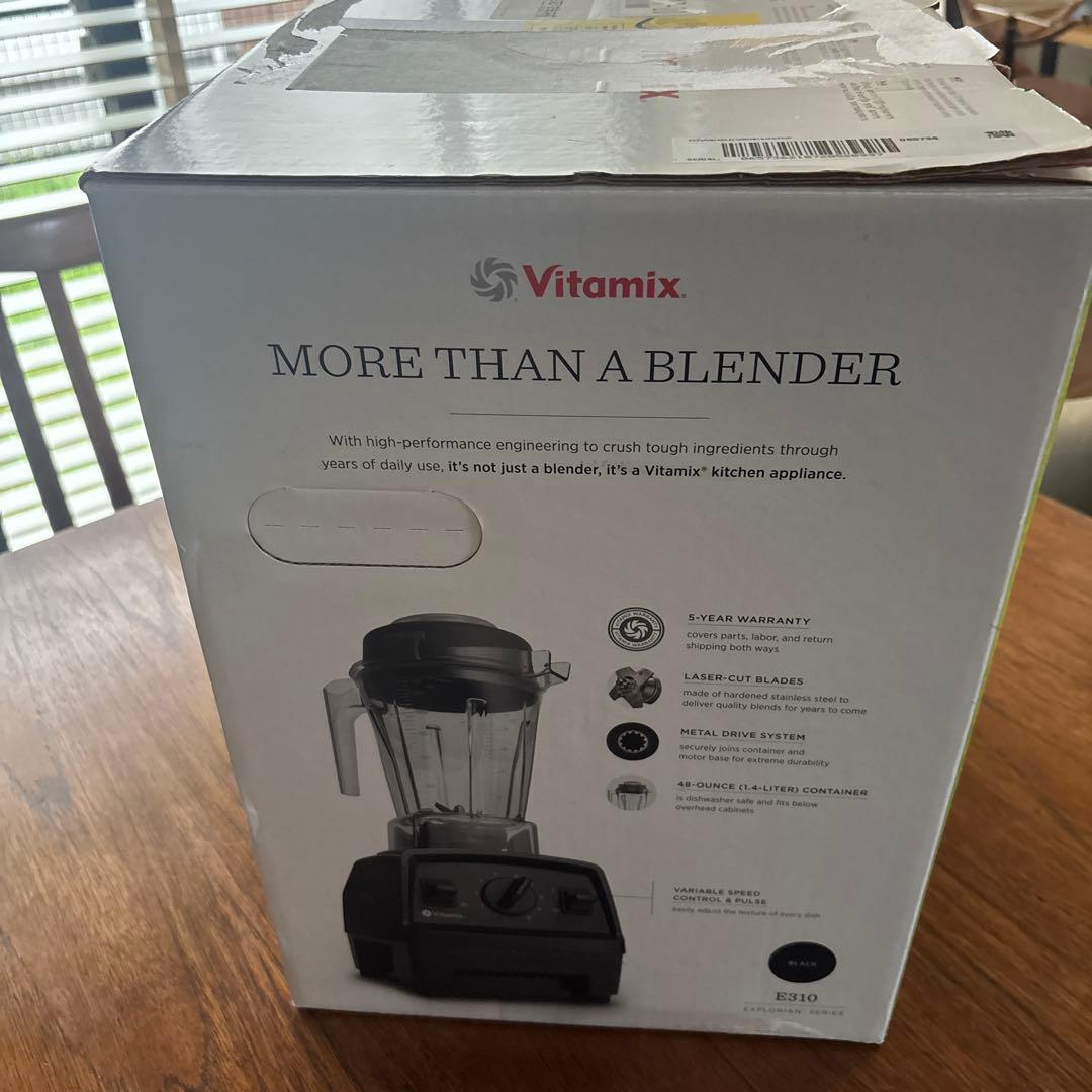Vitamix E310 ブラック ミキサー 約1.4L タンパーなし