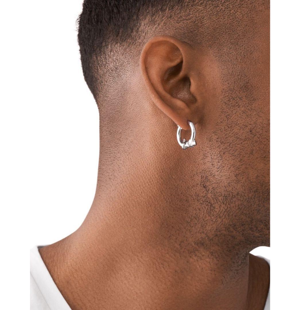 【新品】DIESEL ディーゼル ノットフープピアス 両耳2つセット