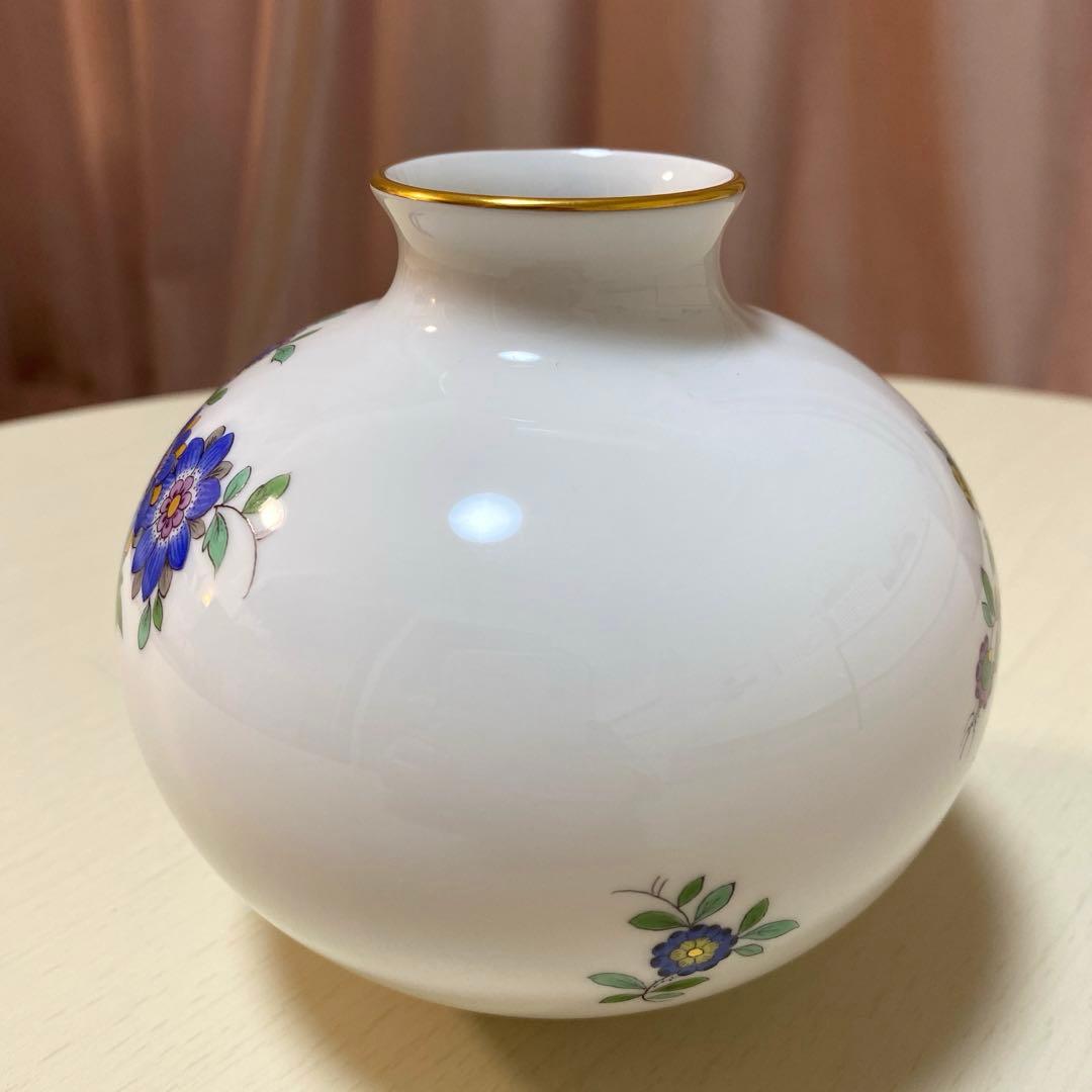 花瓶　マイセン