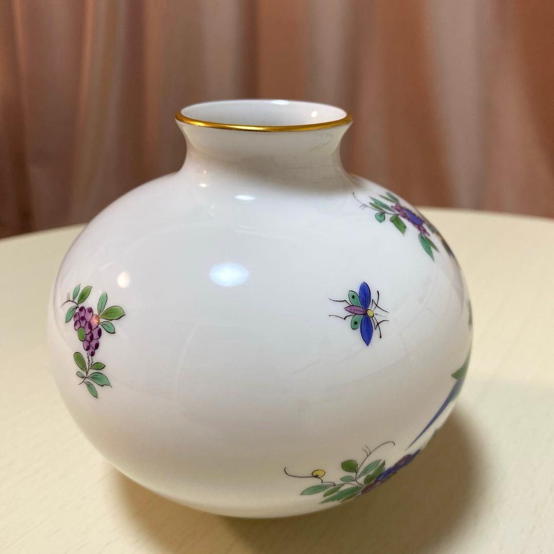 花瓶　マイセン