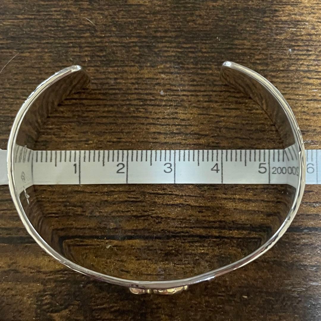 チョコ極美品　レディース　タディアンドキング　ローズ　k18 バングル