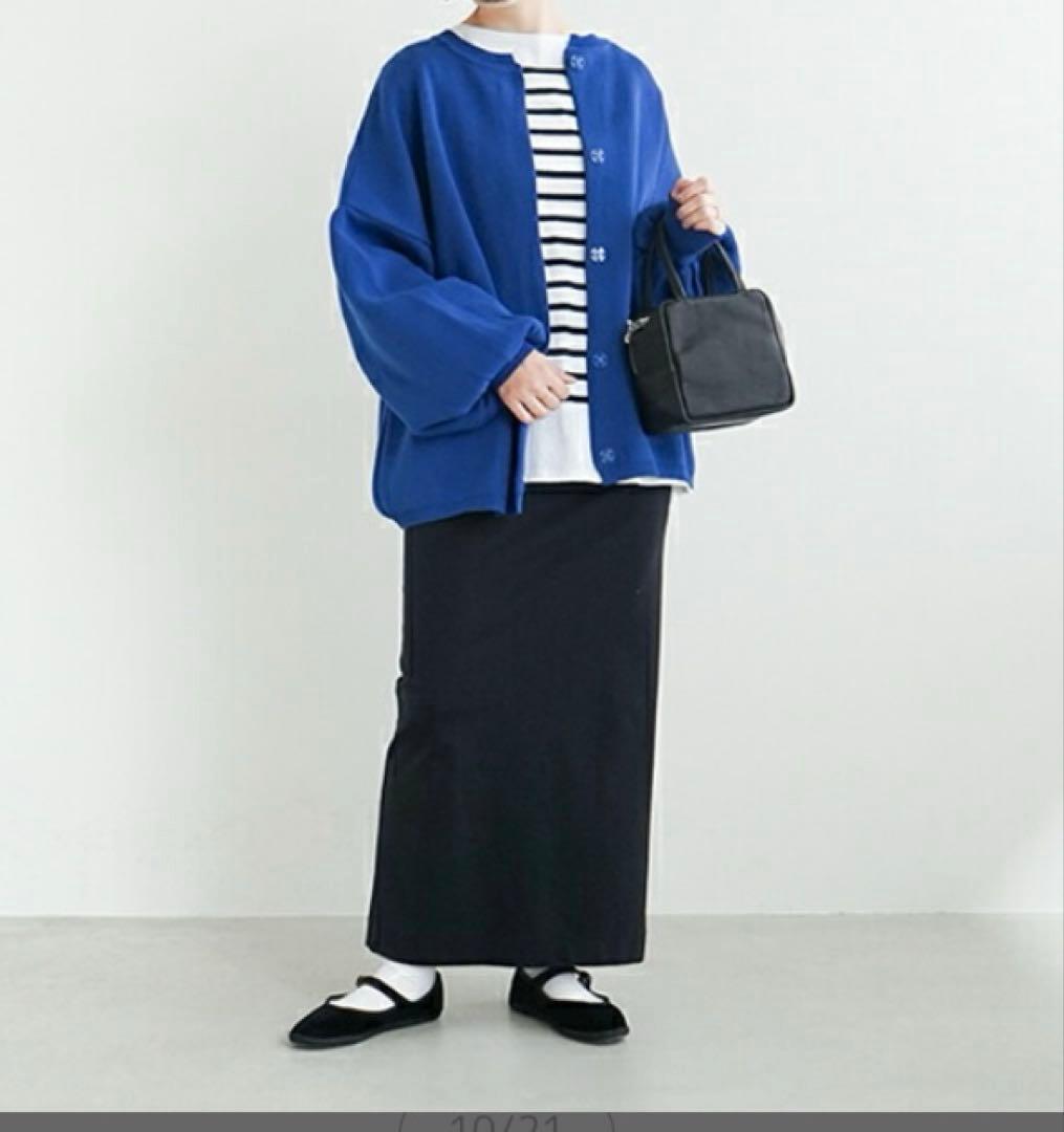 新品 SOLAMONAT(ソラモナ) ウエハースニットワイドカーディガン