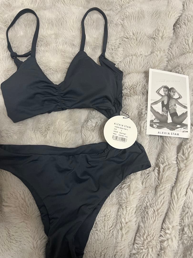 ALEXIA STAM ブラック セパレート水着