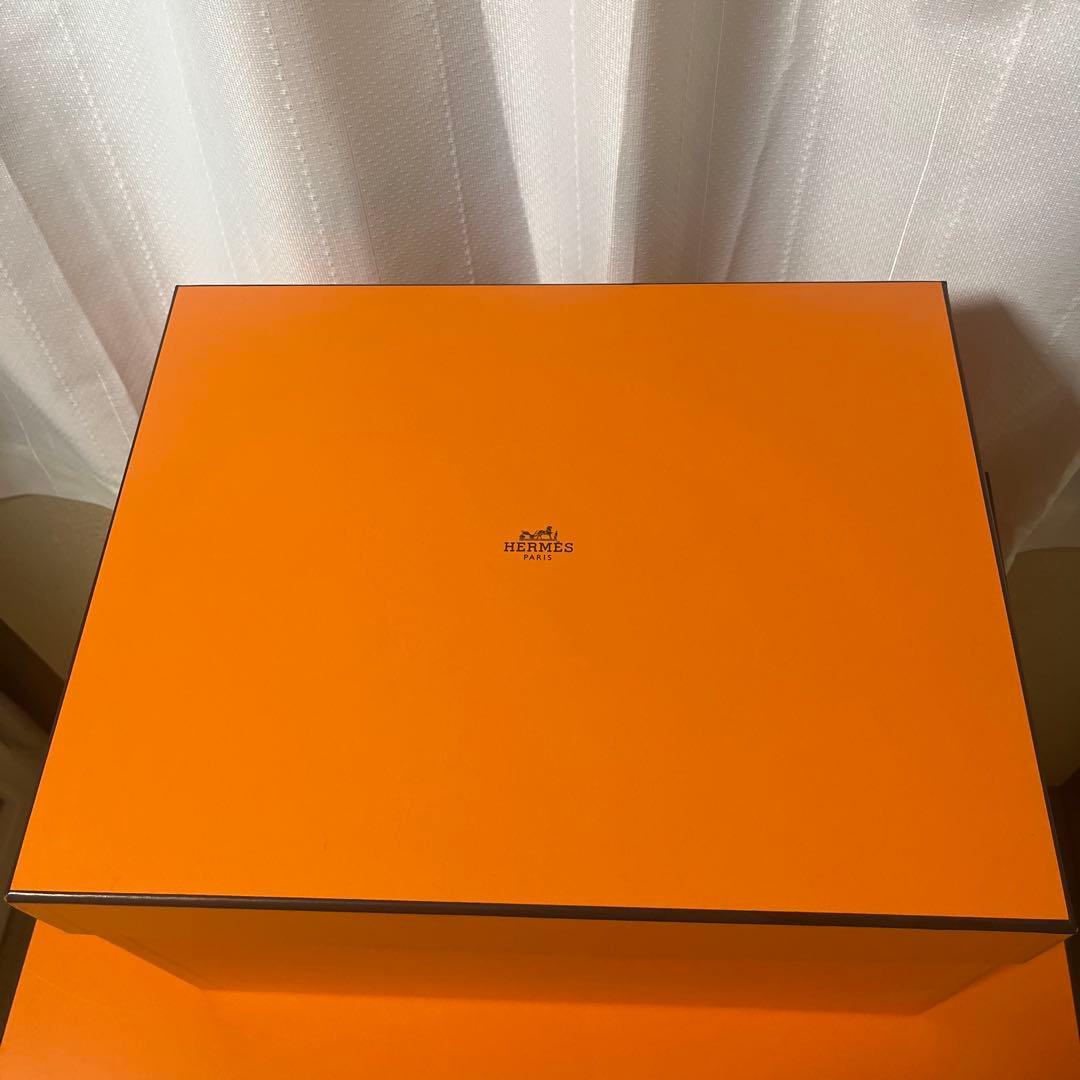 極美品！極太リボン/専用紙袋付き　ピコタンロック22 MM オレンジボックス