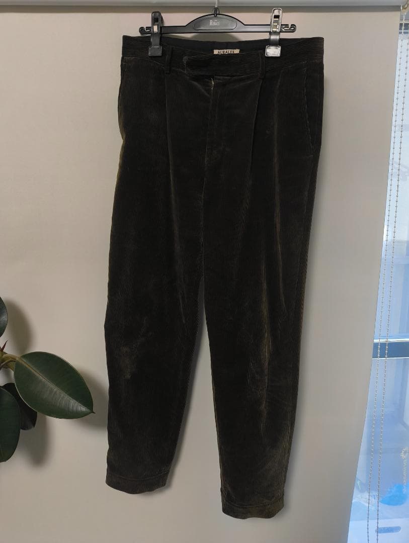 Auralee コーデュロイパンツ 21aw