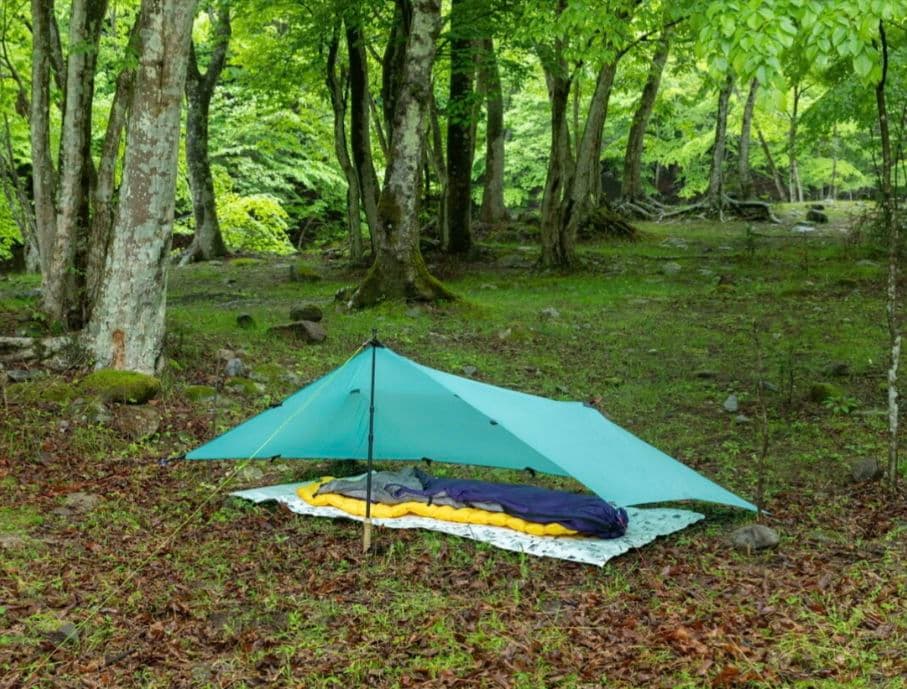 ジンダイジマウンテンワークスPBタープ5×8ペールピンク新品