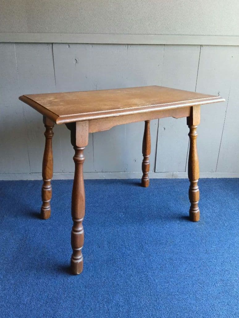 木製長方形テーブル　レトロ　ヴィンテージ