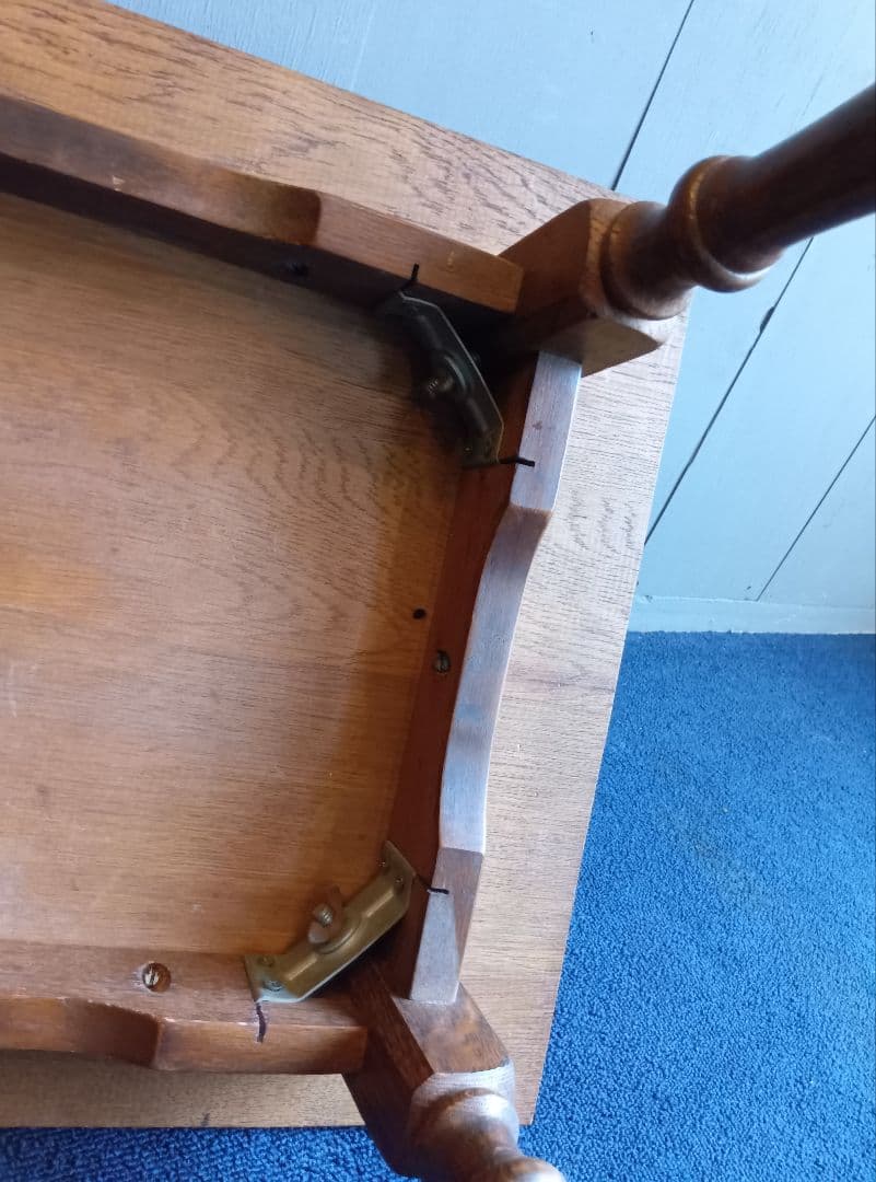 木製長方形テーブル　レトロ　ヴィンテージ