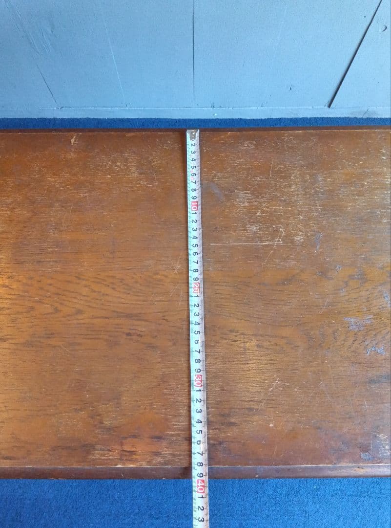 木製長方形テーブル　レトロ　ヴィンテージ