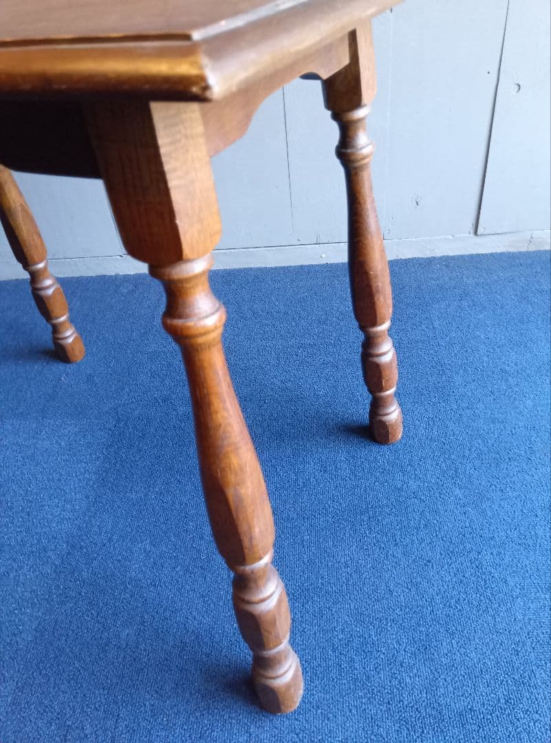 木製長方形テーブル　レトロ　ヴィンテージ