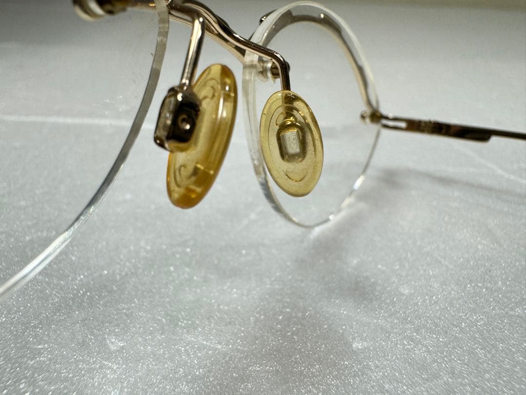 CAZAL ビンテージ　眼鏡　伊達メガネ　ツーポイント　カザール