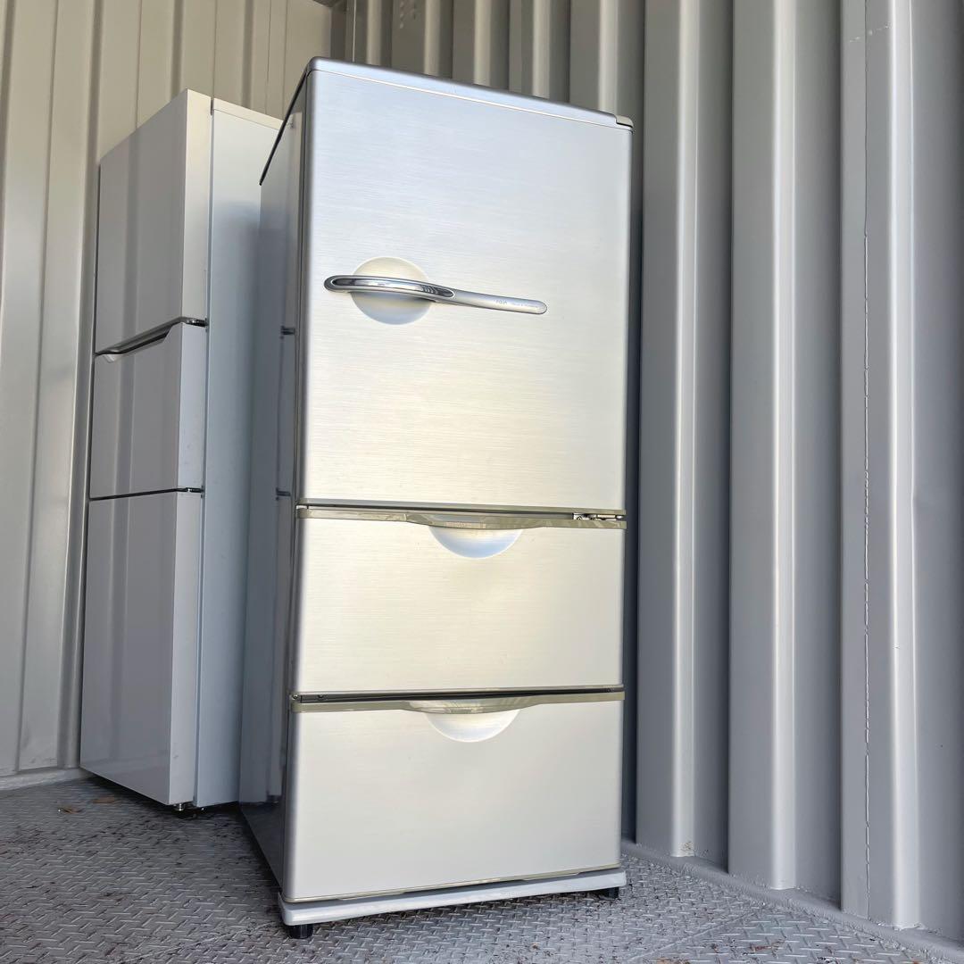 180取付無料！完動品！格安AQUAスタイリッシュシルバー3ドア冷蔵庫