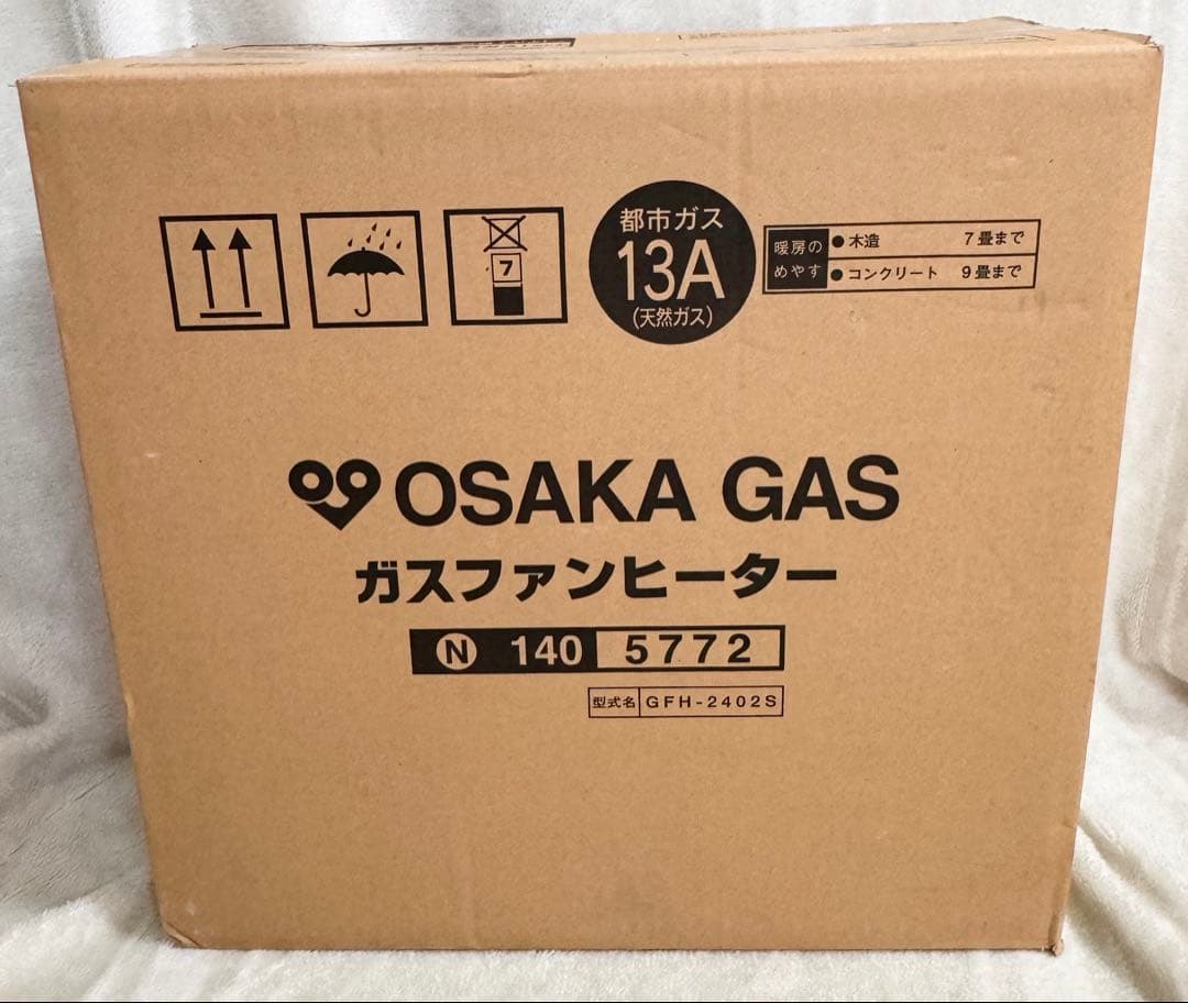 OSAKA GAS ガスファンヒーター N140 5772 GFH-2402S