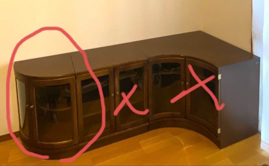 まるおくん　②コーナーキャビネット