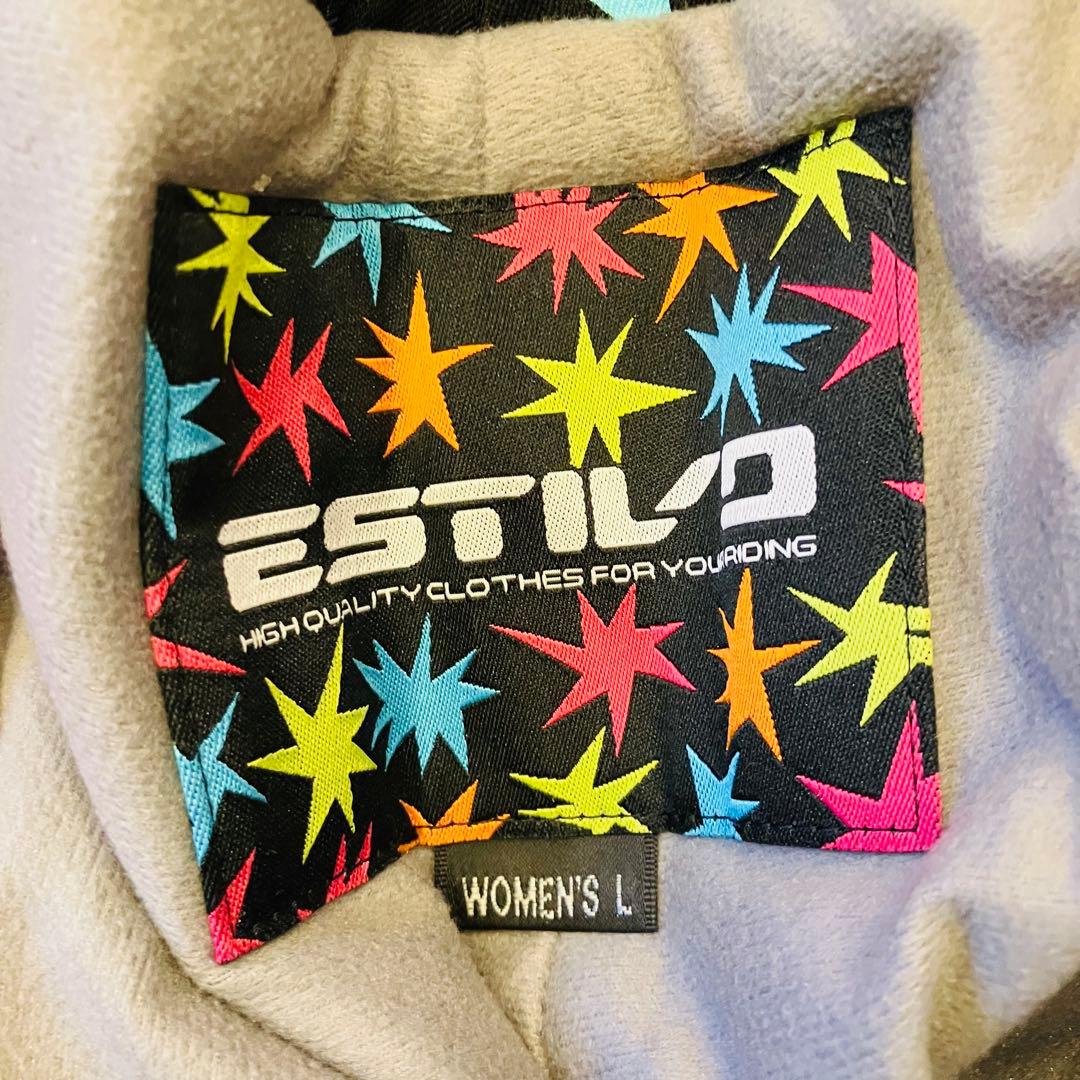 #2A✨大きいサイズESTIVO×neon✨スノボウェア 上下 レディースL