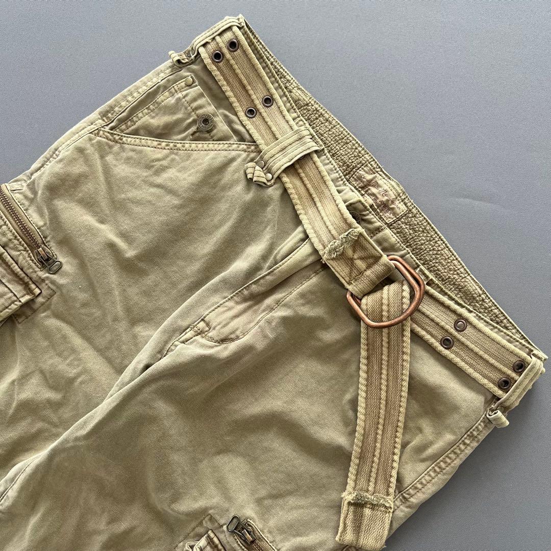 AVIREX アヴィレックス　ミリタリー　カーゴパンツ　ベルト　メンズ
