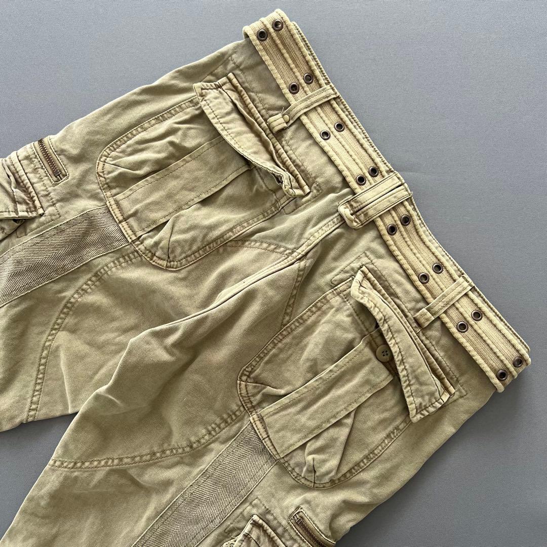 AVIREX アヴィレックス　ミリタリー　カーゴパンツ　ベルト　メンズ