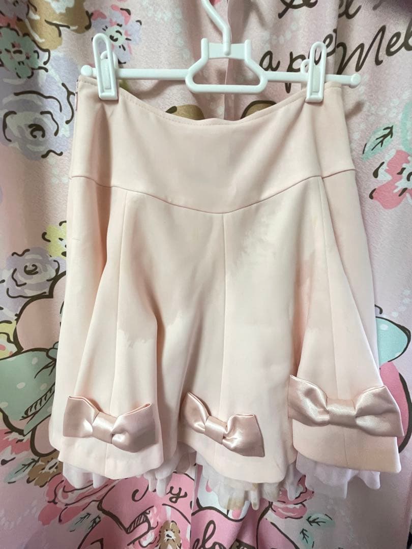 ディアマンテ リボン　スカート　ピンク　リズリサ