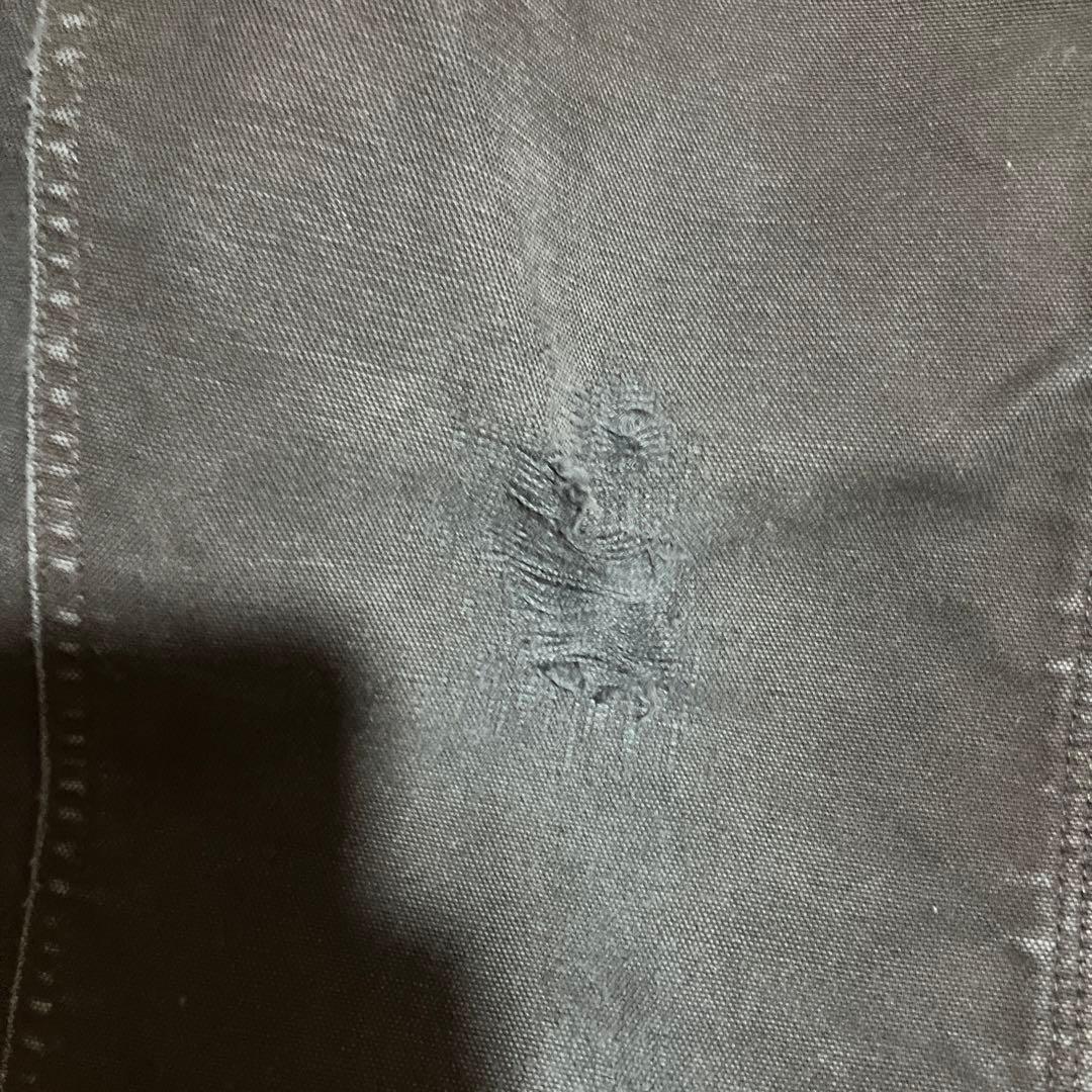 カーハート ダブルニー　ブラックフェード　made in USA ビンテージ