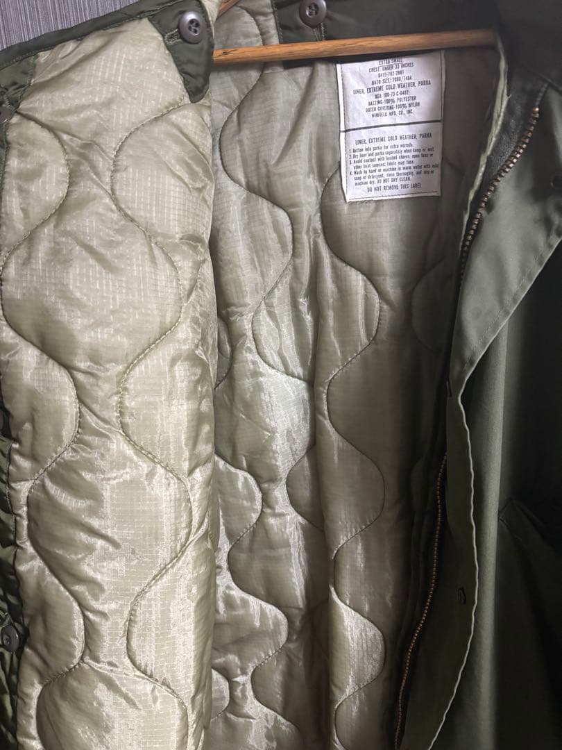 米軍実物　70s m-65 フィッシュテールパーカー 超美品　激レアサイズXS