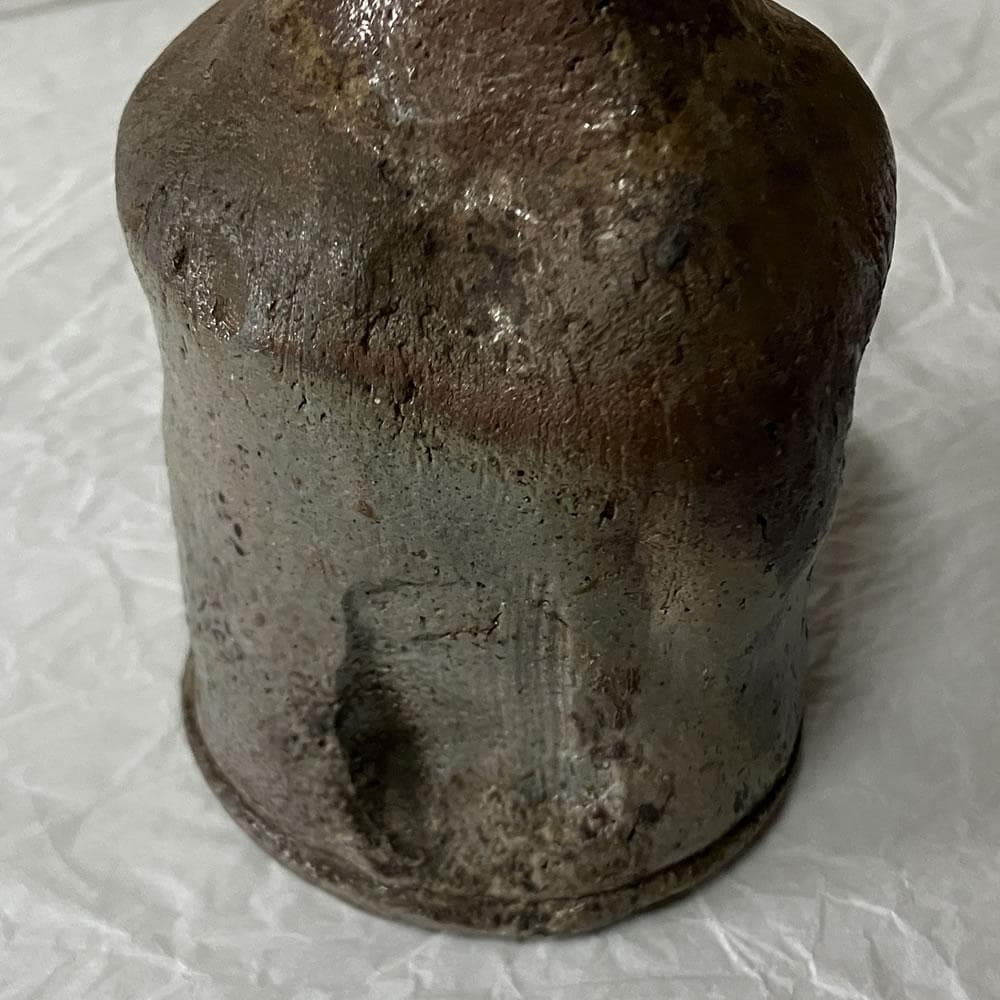 w168 大饗仁堂 備前焼 徳利 高さ14cm 花入 一輪差し 一輪挿し 酒器