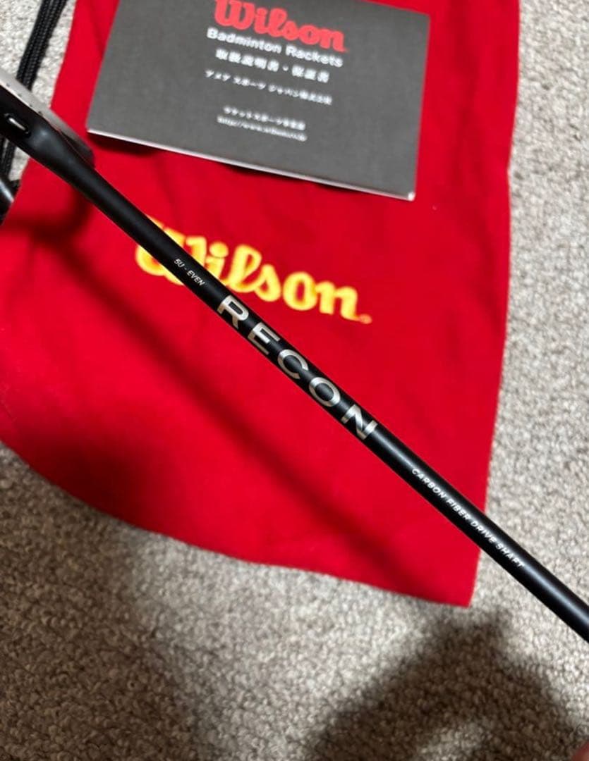 超美品 WILSON バドミントン　ラケット　RECON PX5000 v9.0
