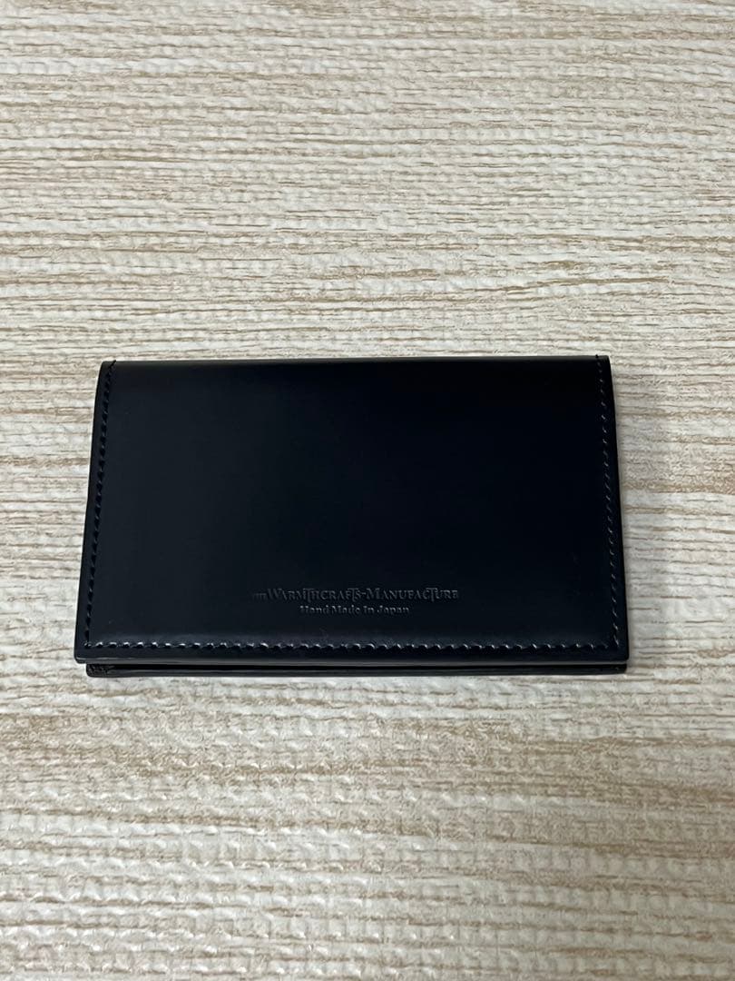 THE WARMTHCRAFTS MANUFACTURE 名刺入れ　黒