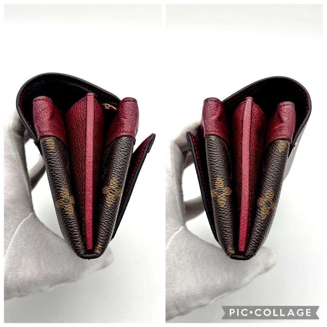 ルイヴィトン　ポルトフォイユ　エリゼ　モノグラム　長財布　パープル　G454