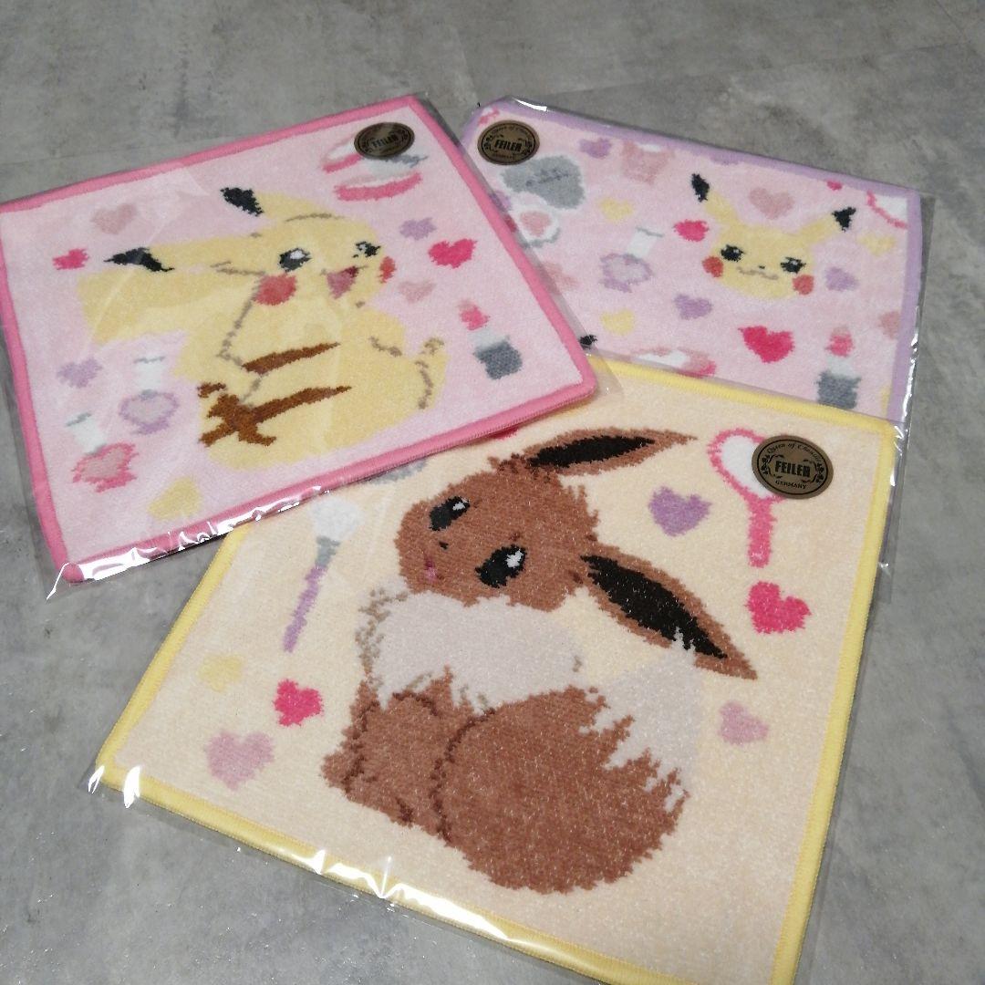 FEILER　限定　コラボ　ピカチュウ オンライン購入　3枚セット