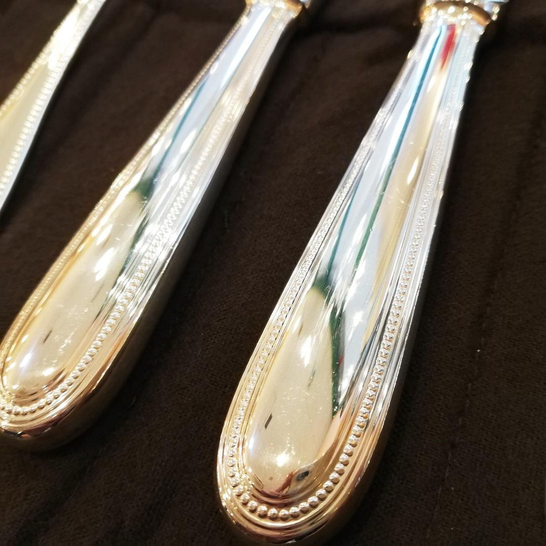 年末特別セール◇未使用　フランス製　Christofle　カトラリーセット12本