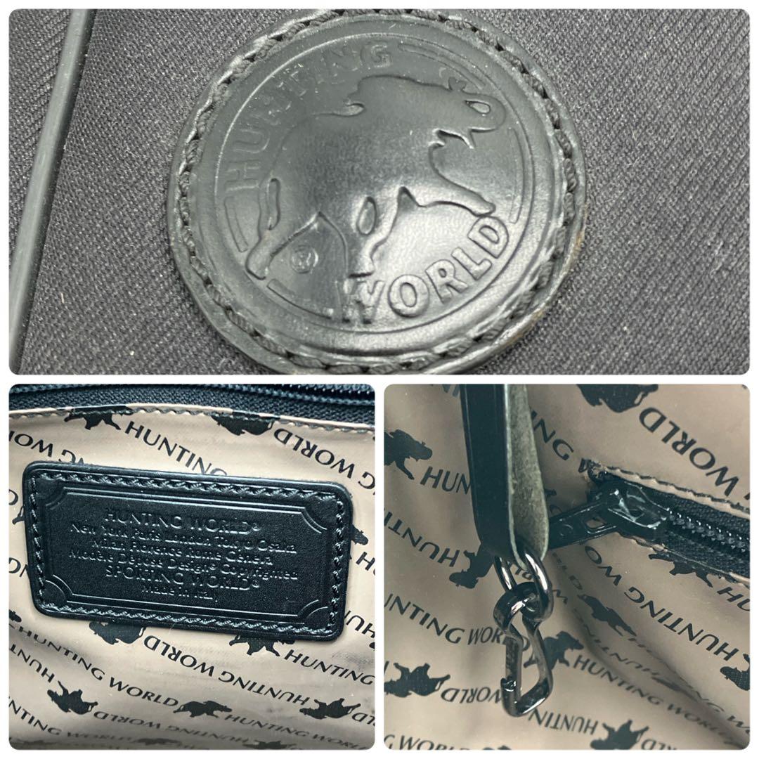 【希少】ハンティングワールド キャンバス ボストンバッグ 2way