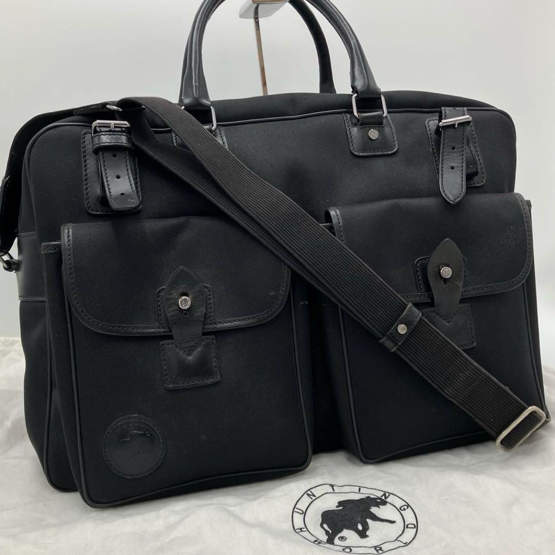 【希少】ハンティングワールド キャンバス ボストンバッグ 2way