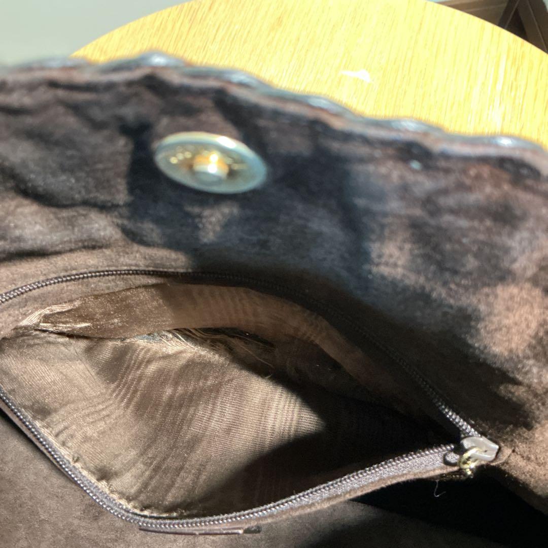 GUCCI グッチ　正規品バンブーハンドバッグ　編み込み　ヴィンテージ　ブラウン