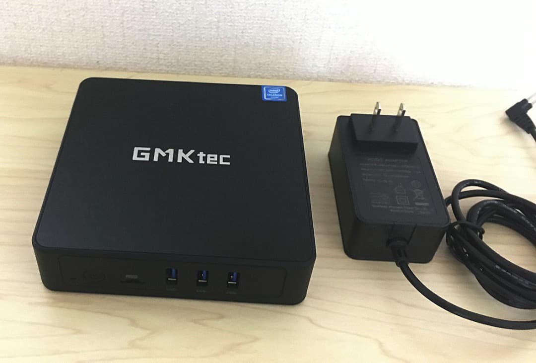 GMKtecのNucBox3 J4125 ファンレスの静音ミニPC